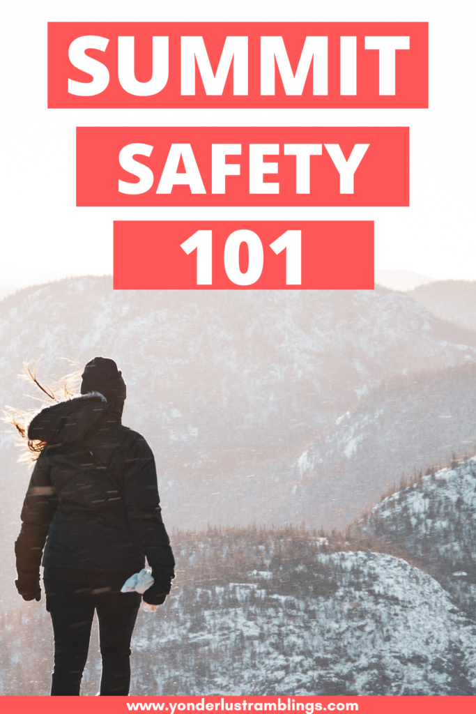 Mountain summit safety 101